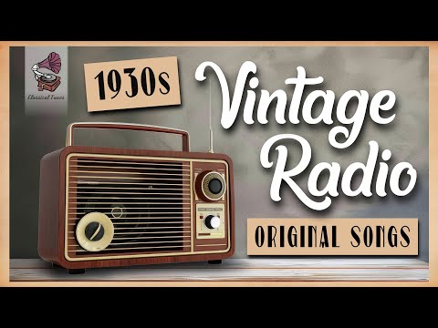 1930s Vintage Radio | ORIGINAL SONGS | Billie Holiday, Louis Armstrong, Duke Ellington, Gene Autry