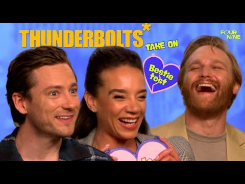 Hannah John-Kamen Educates Wyatt Russell and Lewis Pullman on The Spice Girls - The Bestie Test