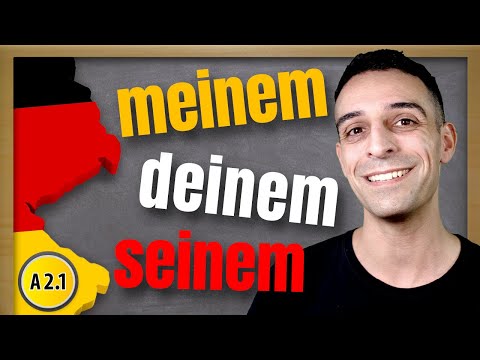 Possessivartikel Dativ | German possessive articles in Dative Case