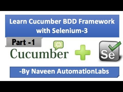 Cucumber - jvm (BDD Framework) with Selenium WebDriver - Part 1