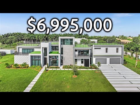 This MEGA MANSION is only $6,995,000?! The Rooftop has over 6,000 SQFT!