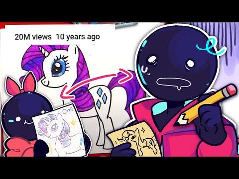 Trying Art Tutorials from my Childhood