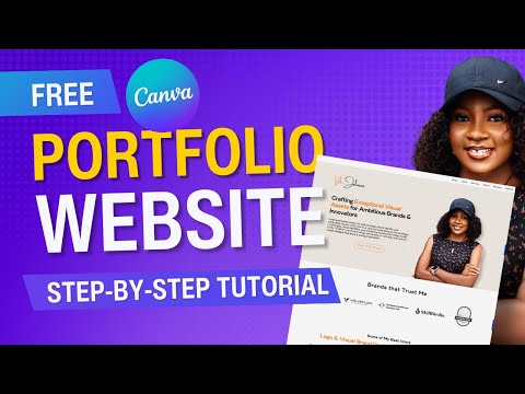 How to Create a Portfolio Website for Free in Canva (Step by Step Tutorial)