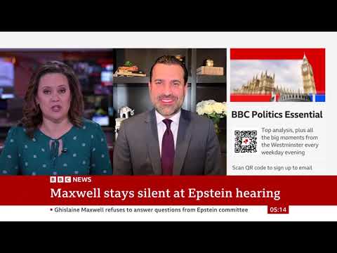 BBC | Former prosecutor Neama Rahmani on Maxwell refusing to answer questions from lawmakers