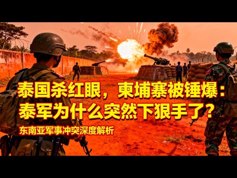 泰国杀红眼，柬埔寨被锤爆：泰军为什么突然下狠手了？ #泰国 #时政