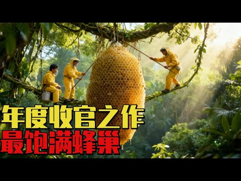 2025年收官之作！掏2025年最饱满的一窝金环虎头蜂！祝大家来年发大财！