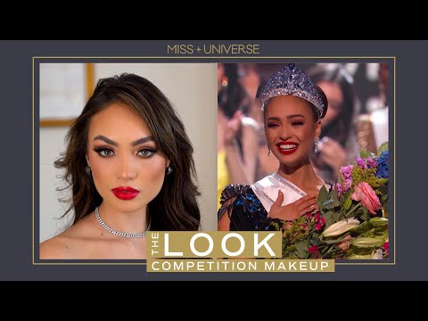 R’Bonney Gabriel PERFECTS HER COMPETITION MAKEUP! | The Look | Miss Universe