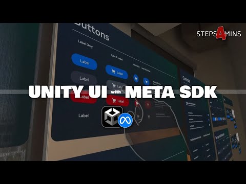 Fastest Way to UI with Unity Meta XR SDK