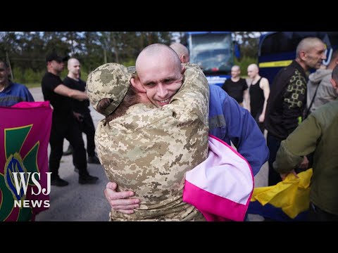Ukraine and Russia Carry Out First Stage of Major Prisoner Swap | WSJ News