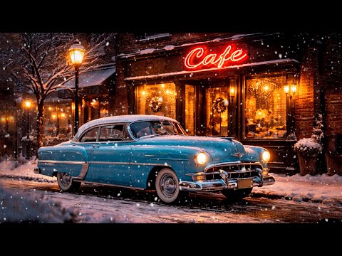 Relaxing Winter Jazz for Sleep & Work ☕ Vintage 1950s Background Music