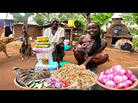 Indonesian Fried Rice | You Cant Miss On Your Christmas 🎄 Dinner Table |African Village Cooking