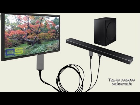 HOW TO CONNECT THE SOUND BAR TO THE TV CORRECTLY USING AN OPTICAL CABLE