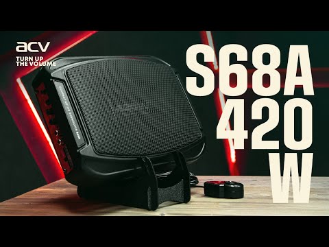 Обзор активного сабвуфера под сиденье ACV S68A