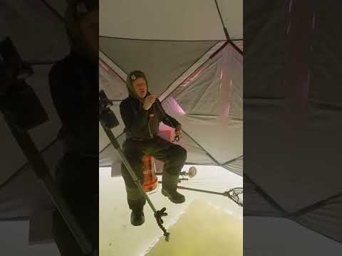 The PAIN Of Ice Fishing. #Icefishing #fail #shorts