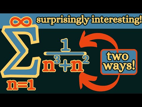 a surprisingly interesting sum -- 2 ways!