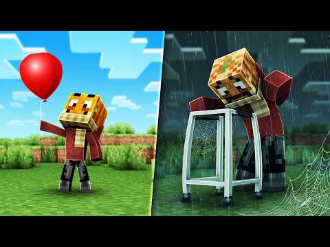 Minecraft, aber ich werde immer älter...