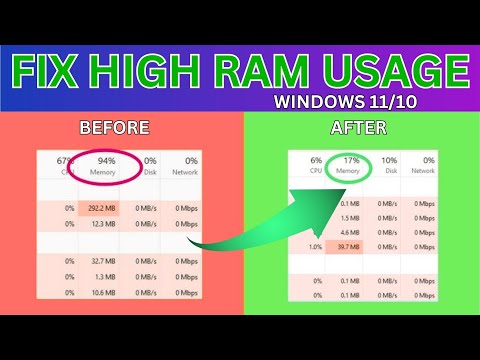 Fix High Ram Memory Usage on Windows 11/10