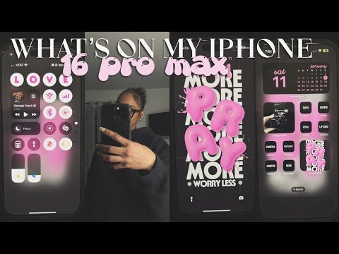 WHAT’S ON MY IPHONE 16 PRO MAX | black titanium