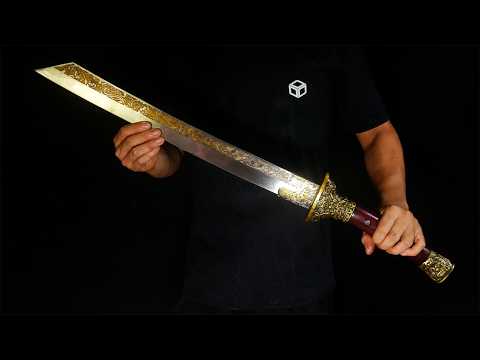35 days of trial to forge one of the most beautiful and elaborate swords in Chinese history