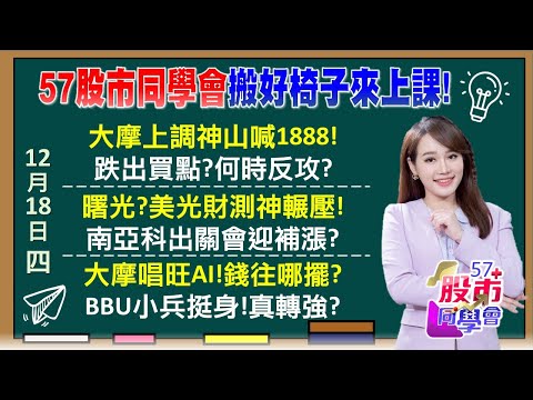 甲骨文豬隊友 AI股矛盾大戰vs金融股創高魔咒 美光救世主！破利多出盡魔咒？AI最後希望！神山1375大反攻？台股季線保衛戰 小妖偷發車《57股市同學會》葉子菁 蕭又銘 吳曉松 李健明