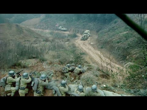 Movie! Japanese tanks siege city, unexpectedly ambushed en their route by national army.