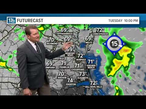 Weather Alert Day issued for Monday evening and all of Tuesday