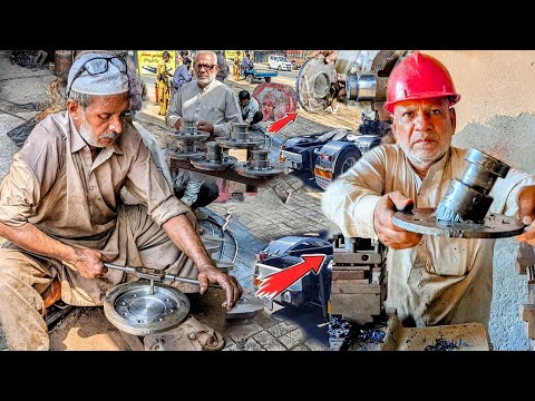 Real Mechanic's Adventure // How Discerning Mechanic Stage Broken Truck Trailer King Pin Replacement