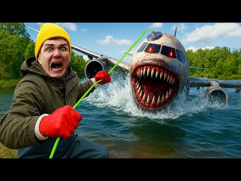 Found Plane Eater Underwater While Magnet Fishing!