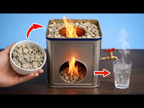 How to make a 3 in 1 sand stove !  Free energy for heating that really works | Creation Holic