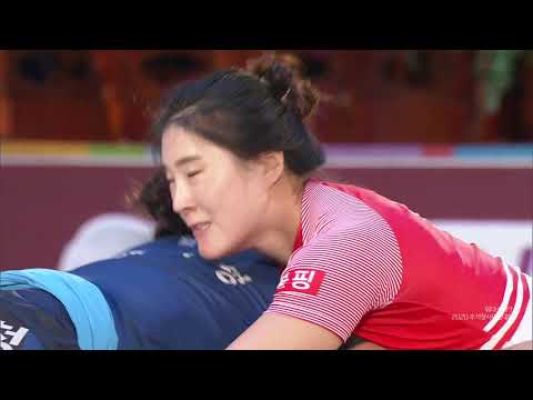 국화급 결승  "엄하진 vs 임수정"  [위더스제약 2020 추석장사씨름대회]
