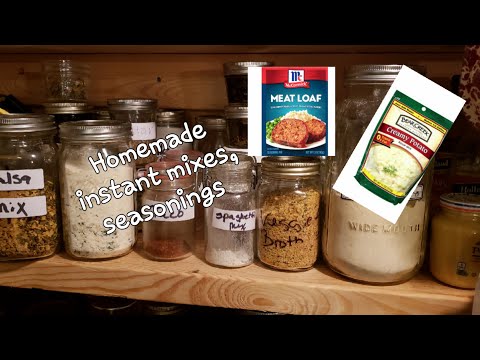 Homemade instant mixes, and seasonings/Pantry necessity