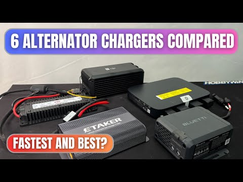 6 Car Alternator Chargers for battery generators compared - Ecoflow, Bluetti, DJI, Etaker, Pecron