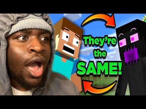 WAIT MINECRAFT HAS LORE!!?!?! | The LOST History of Minecraft's Enderman REACTION!!!!