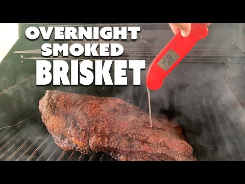 Overnight Smoked Brisket Recipe | How to Cook a Brisket on a Pellet Grill