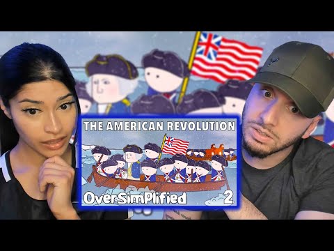 Brits React to The American Revolution - OverSimplified (Part 2)