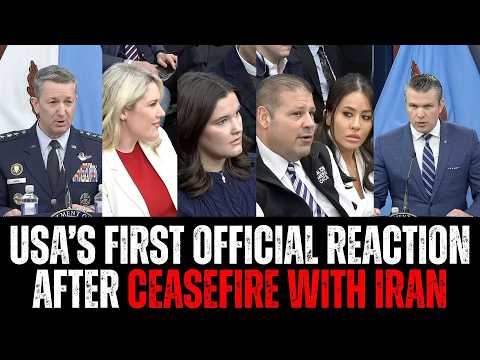 USA’s First Official Reaction After Ceasefire With Iran! DoW Pete Hegseth & Gen Caine Press Briefing