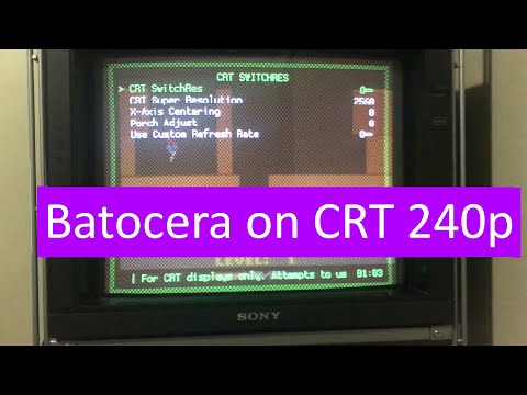 Batocera CRT  240p with Intel integrated graphics processor