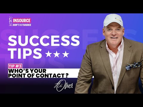 SUCCESS TIP 3 - Point of Contact