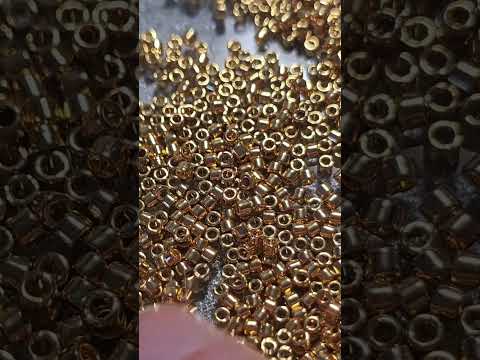24K Gold Beads for Couture Embroidery