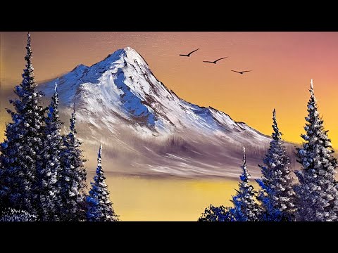 S8 Ep11 FNF - Mountain Landscape #PaintingTutorial #OilPainting #Tutorial #PaintWithJosh #BobRoss