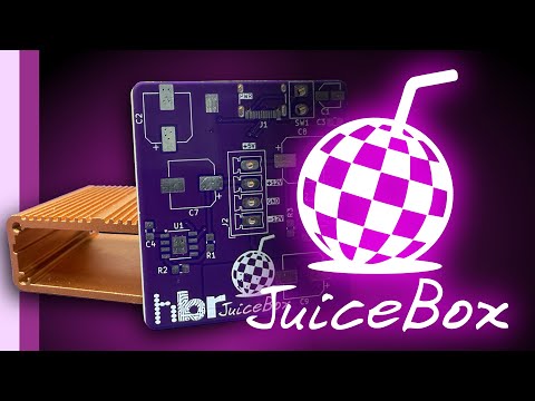 Purple PCB, Orange Case, One Tiny Amiga Power Supply