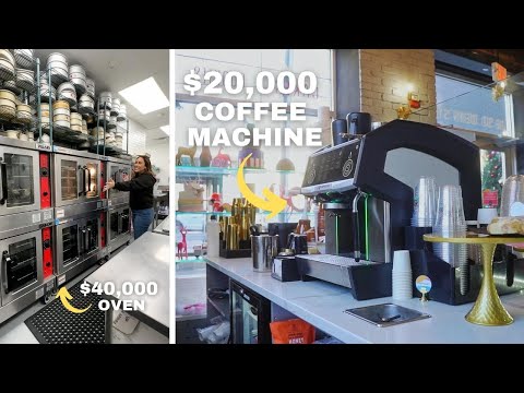 How Much Does It COST to Build a LUXURY BAKERY? | Chic Sugars Bakery Tour!