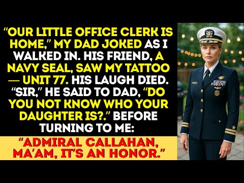 My Father Introduced Me as “His Little Clerk” — Then His SEAL Friend Realized I Led UNIT 77.