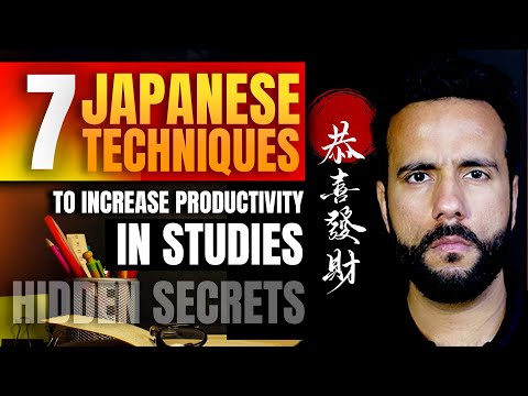7 Japanese Techniques to Increase Productivity in Studies | Hidden Secrets | Study Tips by Ashu Sir