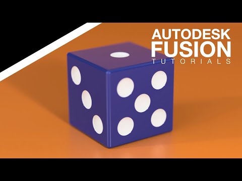 Fusion 360 for Beginners - Lesson 7 - Parametric Modeling Tutorial - Dice (2023)
