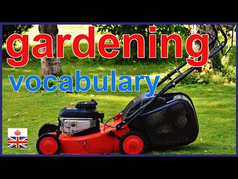 Gardening vocabulary | Garden vocabulary | English lesson