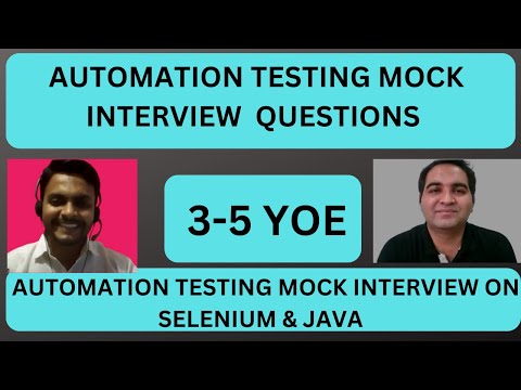 Automation Testing Interview Questions | Java Testing Interview Q&A