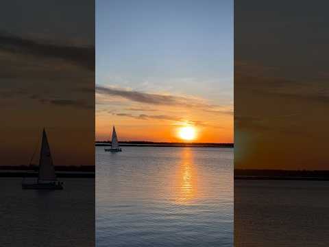 Sunset over Lake Erie from Buffalo