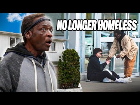 Blind Homeless Man Turns Last Dollar Into a New Home