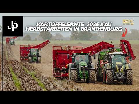 Kartoffelernte und Maisernte in Brandenburg! || JP Agrar